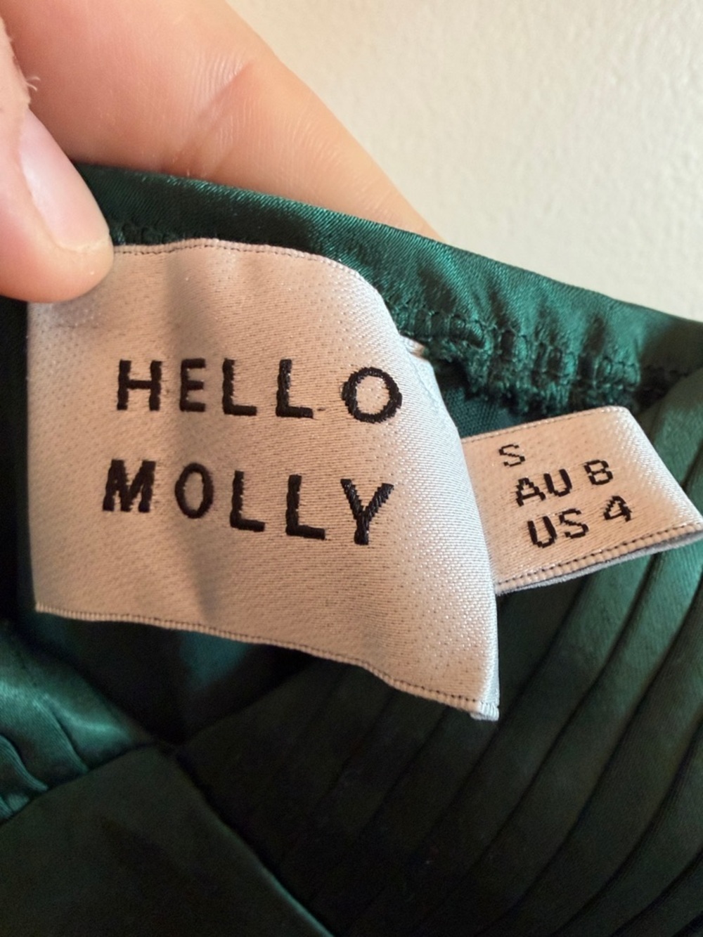 Hello Molly Old Town RD Midi Dress in Green Pleated - Picture 8 of 13